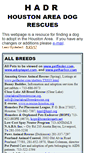 Mobile Screenshot of hadr-tx.org